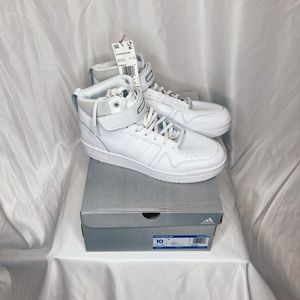 Adidas White Mid-Tops Size 10
